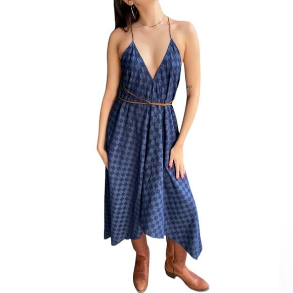 NWT Bill Hallman cotton island dress palm print Sz XS - Picture 5 of 5